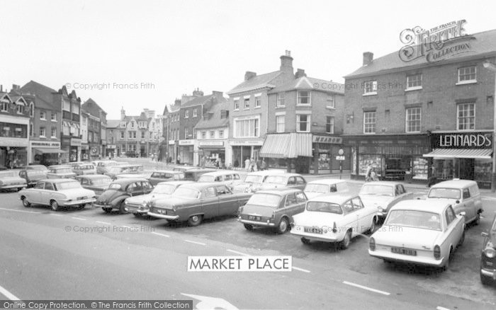 Photo of Melton Mowbray, Market Place c.1965