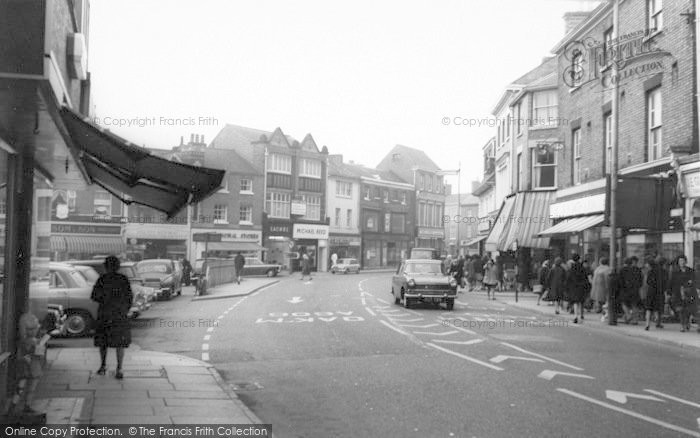 Photo of Melton Mowbray, Market Place c.1965