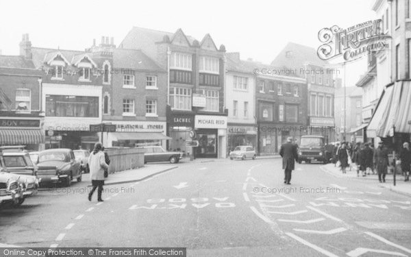 Photo of Melton Mowbray, Market Place c.1965