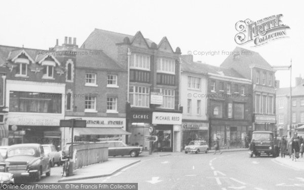 Photo of Melton Mowbray, Market Place c.1965