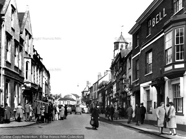 Photo of Melton Mowbray, Nottingham Street c.1955