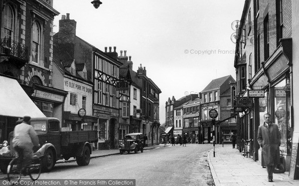 Photo of Melton Mowbray, Nottingham Street c1955