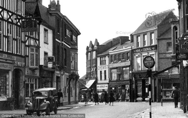 Photo of Melton Mowbray, Nottingham Street c.1955