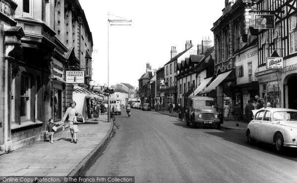 Photo of Melton Mowbray, Nottingham Street c.1960