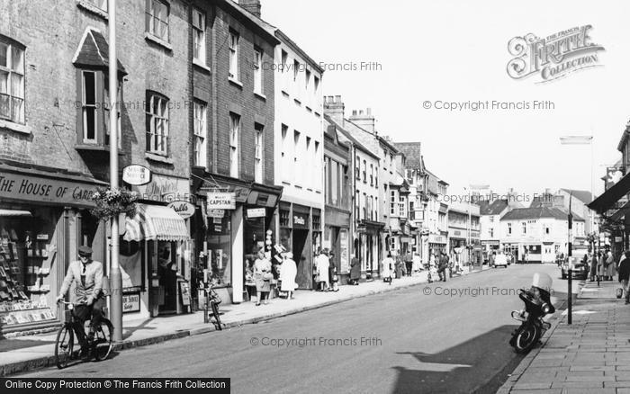 Photo of Melton Mowbray, Nottingham Street c.1960