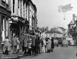 Nottingham Street Market c.1955, Melton Mowbray