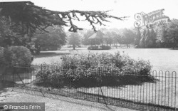 Park And Bandstand c.1960, Melton Mowbray