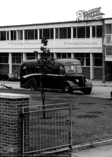 Photo of Melton Mowbray, School Bus c.1965