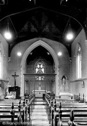 St John The Baptist Catholic Church Interior c.1955, Melton Mowbray