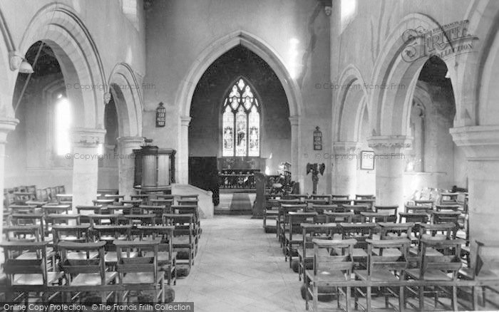 Photo of Melton Mowbray, St Leonard's Church Interior, Sysonby c.1955