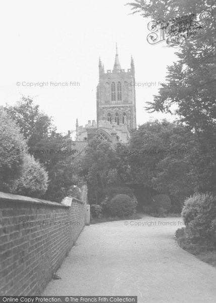Photo of Melton Mowbray, St Mary's Church c.1950