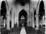 St Mary's Church Interior 1927, Melton Mowbray