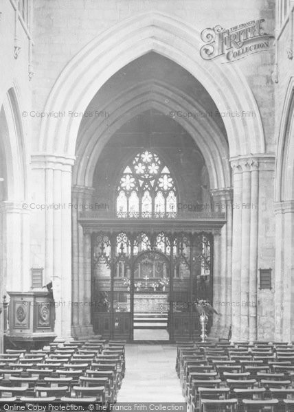 Photo of Melton Mowbray, St Mary's Church Interior 1927