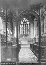 St Mary's Church, The Choir c.1955, Melton Mowbray