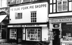 The Olde Pork Pie Shoppe c.1965, Melton Mowbray