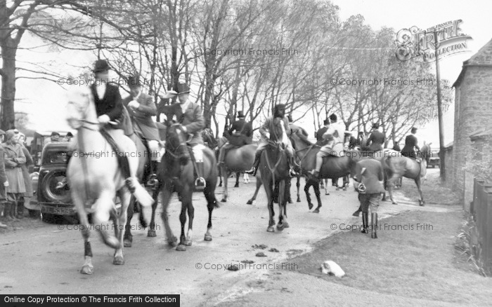 Photo of Melton Mowbray, The Scalford Hunt c.1955