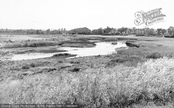 Photo of Melton, River Deben c.1955