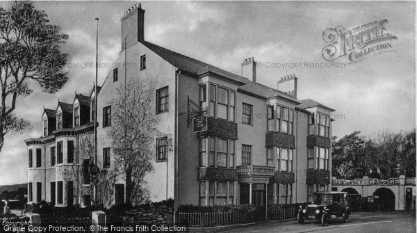Photo of Menai Bridge, Anglesey Arms Hotel c.1955