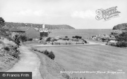 Bowling Green And Straits c.1950, Menai Bridge
