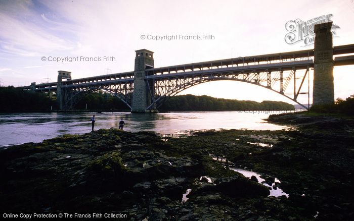 Photo of Menai Bridge, Britannia Bridge c.1985