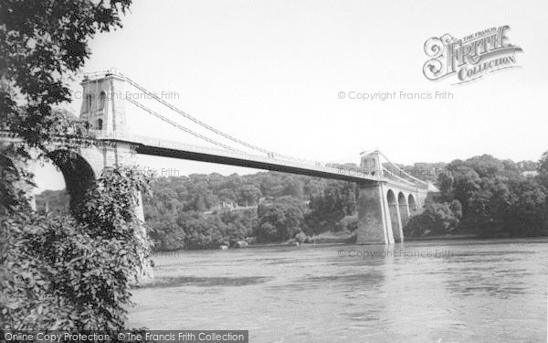 Photo of Menai Bridge, c.1960
