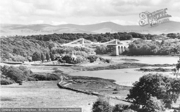 Photo of Menai Bridge, c.1965