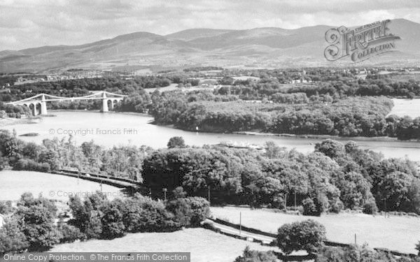 Photo of Menai Bridge, c.1965