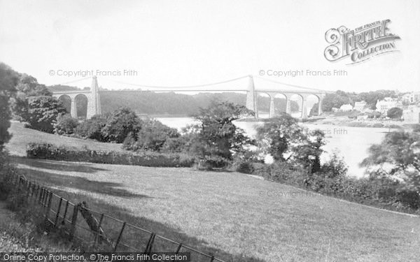 Photo of Menai Bridge, From Royal Hotel 1890