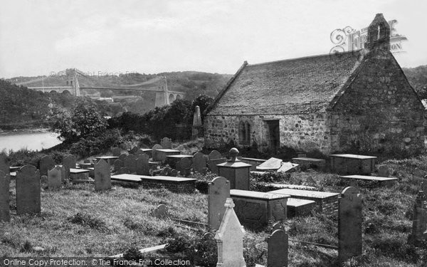 Photo of Menai Bridge, Llandisilio Church c.1876