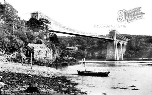 Photo of Menai Bridge, Suspension Bridge 1891