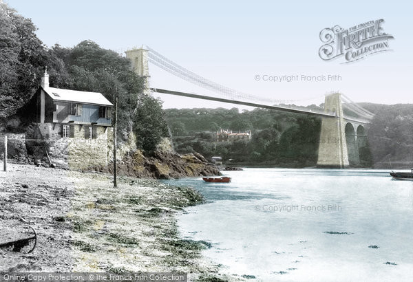 Photo of Menai Bridge, Suspension Bridge 1913