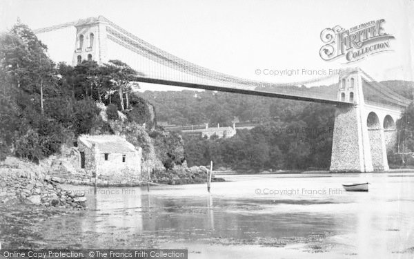 Photo of Menai Bridge, Suspension Bridge c.1880