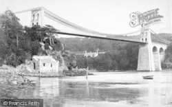 Suspension Bridge c.1880, Menai Bridge