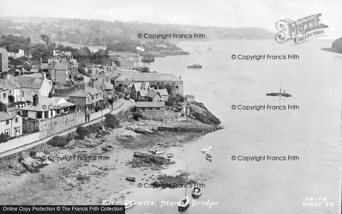 Photo of Menai Bridge, The Menai Straits c.1955