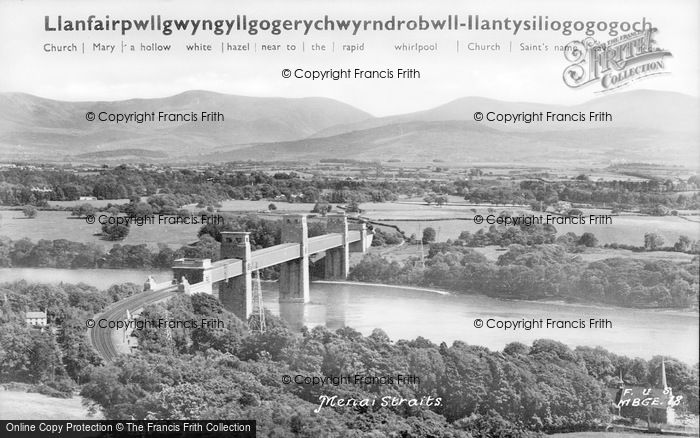 Photo of Menai Bridge, The Straits c.1950