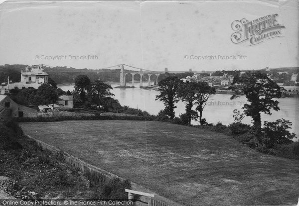 Photo of Menai Bridge, The Suspension Bridge 1890