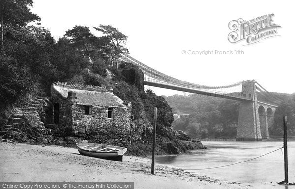 Photo of Menai Bridge, The Suspension Bridge 1890