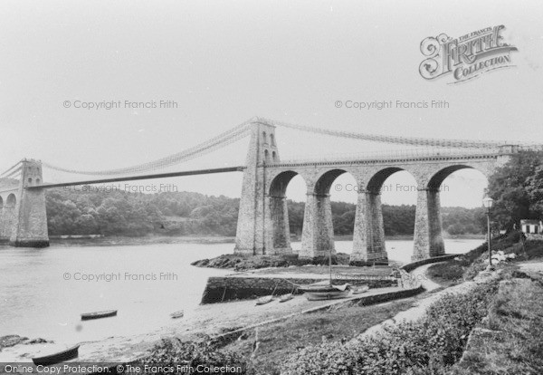 Photo of Menai Bridge, The Suspension Bridge 1891