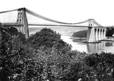 The Suspension Bridge c.1870, Menai Bridge