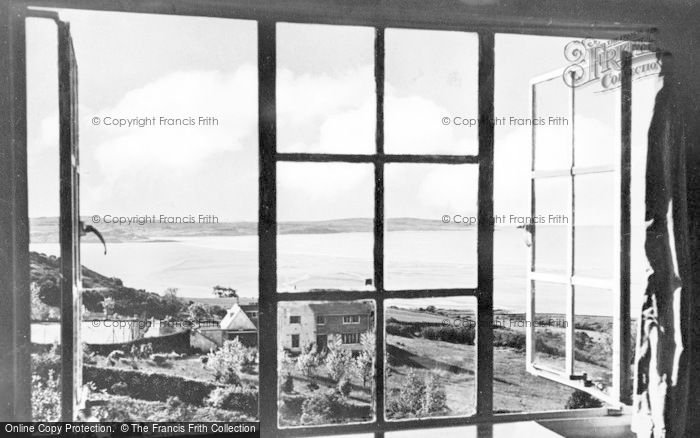 Photo of Menai Bridge, View From Wern Y Wylan Hotel c.1955