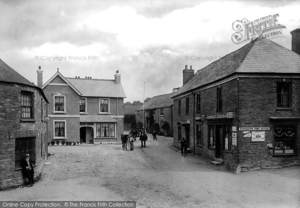 Photo of Menheniot, Village & Post Office 1912