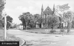 Church And Common c.1955, Meols