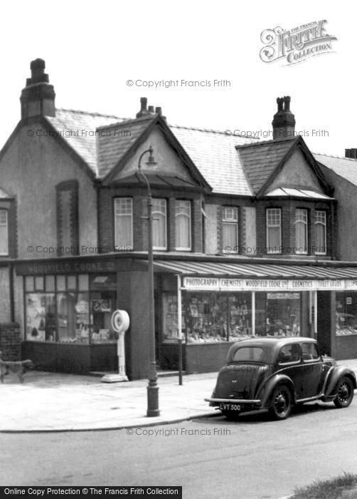 Photo of Meols, Shops On Station Approach c.1955