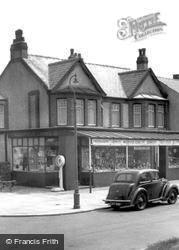 Shops On Station Approach c.1955, Meols