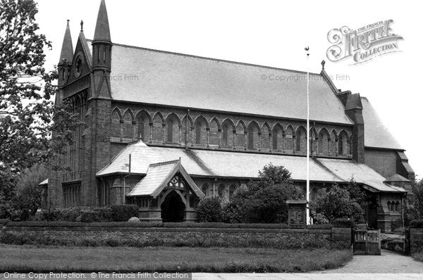 Photo of Meols, The Church Of St John The Baptist c.1955