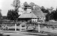 St Andrew's Church And Footbridge c.1965, Meonstoke