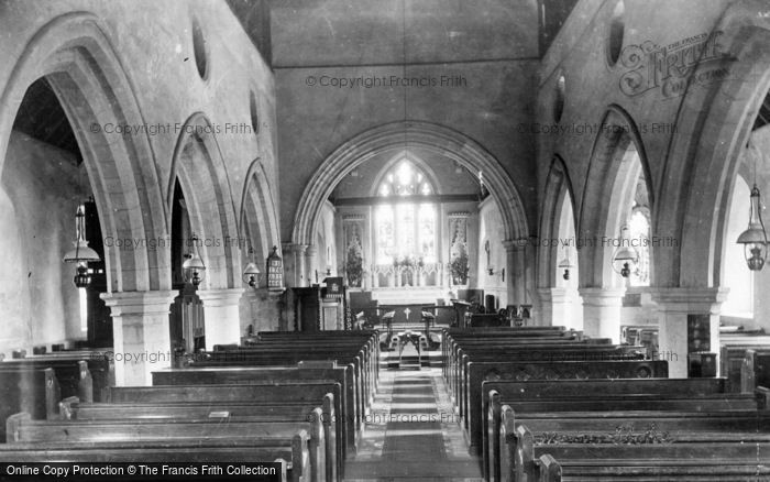 Photo of Meonstoke, St Andrew's Church Interior c.1950
