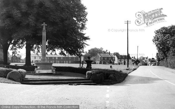Photo of Meopham, Memorial And Fountain c.1955