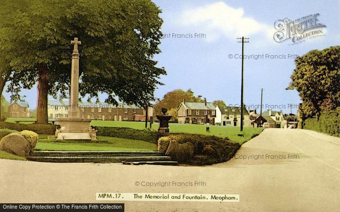 Photo of Meopham, Memorial And Fountain c.1955