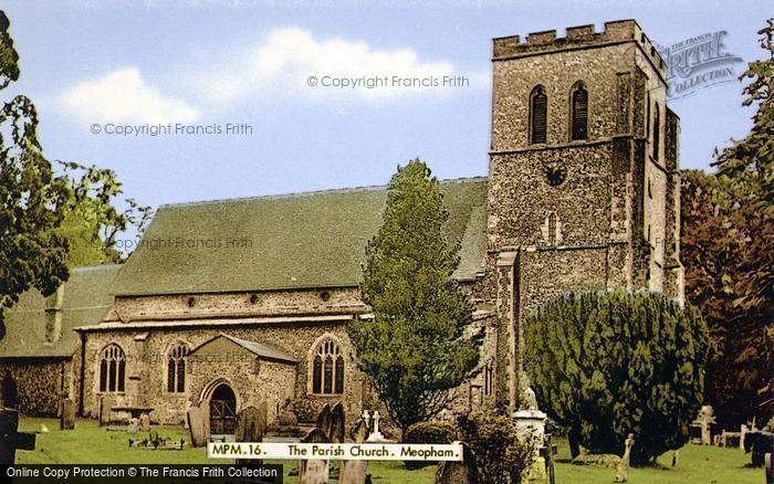 Photo of Meopham, St John The Baptist Church c.1955